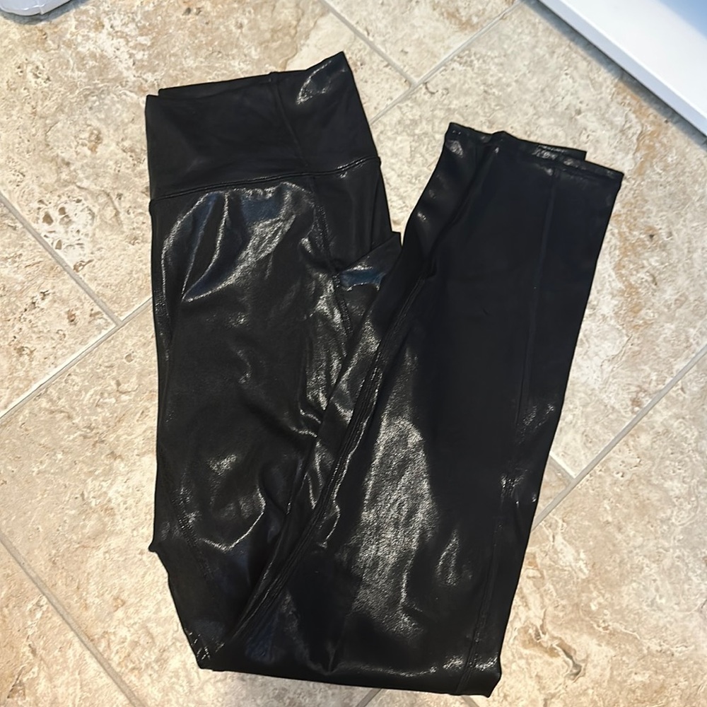 Fabletics faux leather leggings